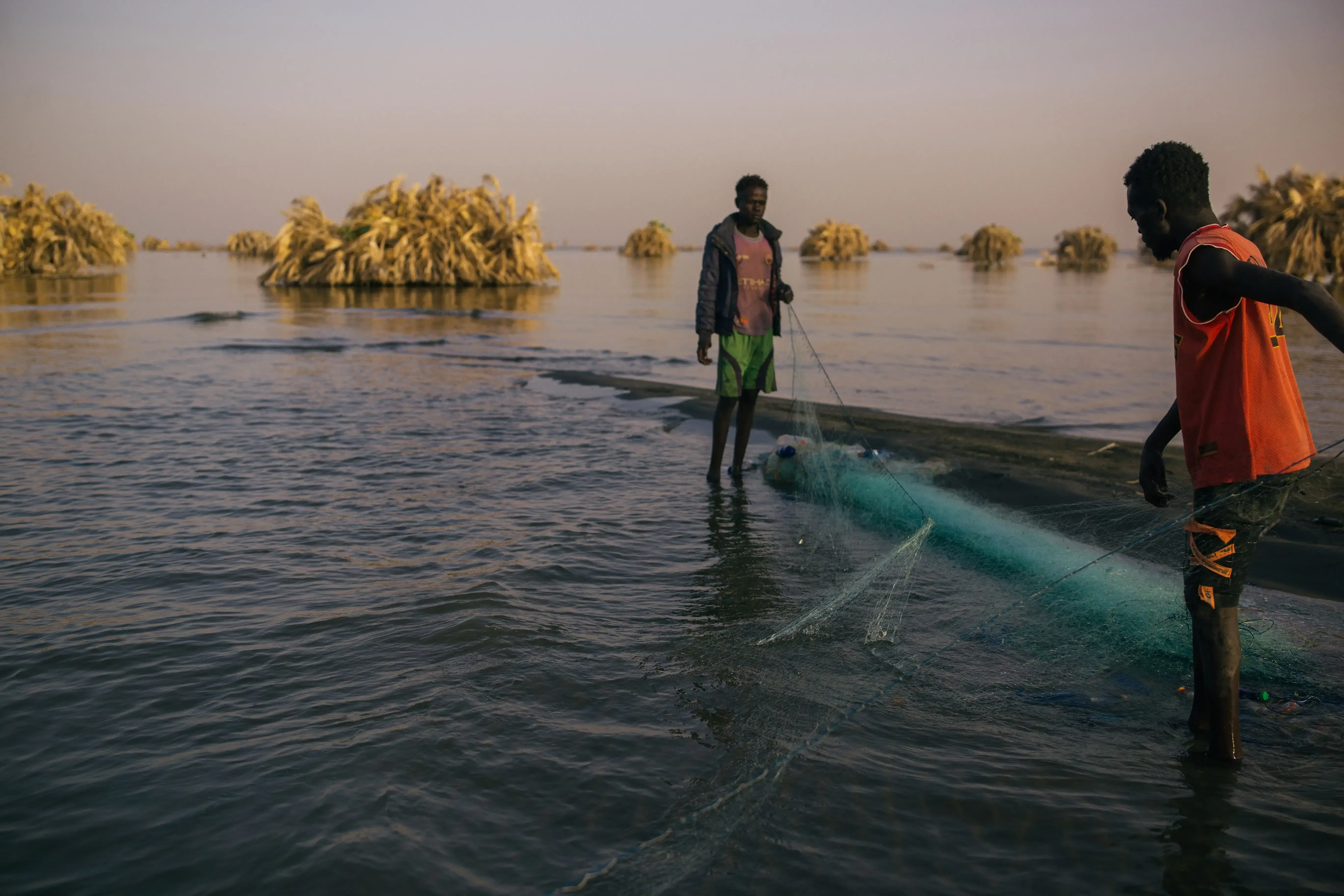 Herders Turn To Fishing In The Desert Amid Severe Drought Putting